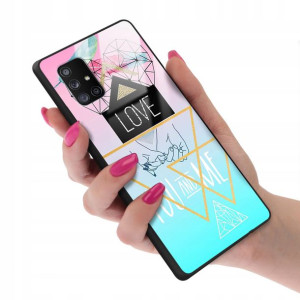 Etui Glass do SAMSUNG A71 5G Obudowa Case Wzory