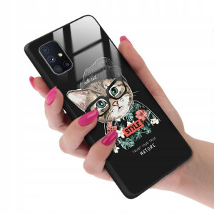 Etui Glass do SAMSUNG M51 Case TEDDY MISIE Wzory