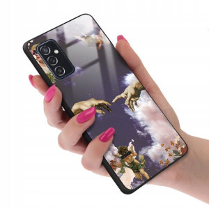 Etui Glass do SAMSUNG M52 5G Anioły Angel Wzory