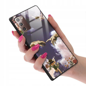 Etui Glass do SAMSUNG NOTE 20 Aniołki Angel Wzory