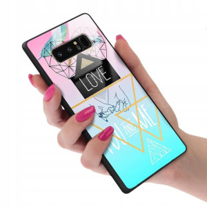 Etui Glass do SAMSUNG NOTE 8 Obudowa Case Wzory