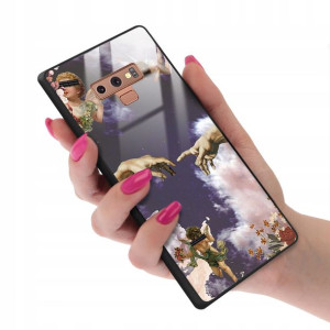 Etui Glass do SAMSUNG NOTE 9 Aniołki Angel Wzory
