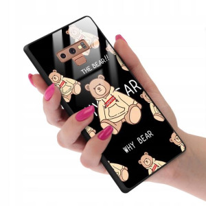 Etui Glass do SAMSUNG NOTE 9 Bearbrick Case Wzory