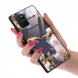 Etui Glass do SAMSUNG S10 LITE Aniołki Angel Wzory