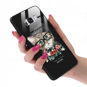 Etui Glass do SAMSUNG S8 Case TEDDY MISIE Wzory