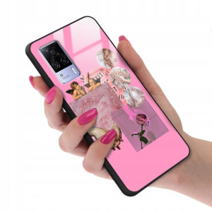 Etui Glass do VIVO S9E Case Aniołki Angel Wzory