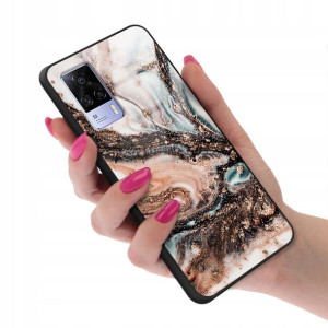 Etui Glass do VIVO S9E Case Marmurki Marble Wzory