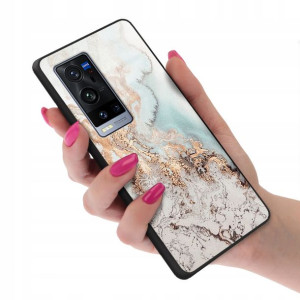 Etui Glass do VIVO X60 PRO PLUS Rose Gold Wzory