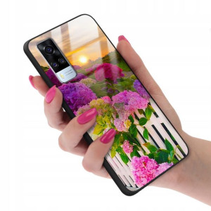 Etui Glass do VIVO Y51 2020 Spring Wiosenne Wzory