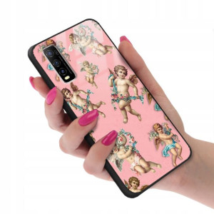 Etui Glass do VIVO Y70s Case Aniołki Angel Wzory