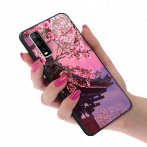 Etui Glass do VIVO Y70s Case Spring Wiosenne Wzory