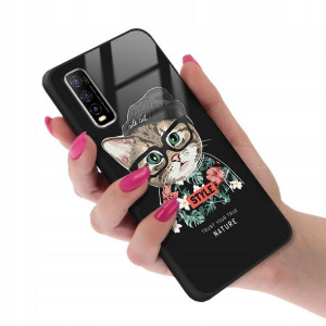 Etui Glass do VIVO Y70s Case TEDDY MISIE Top Wzory