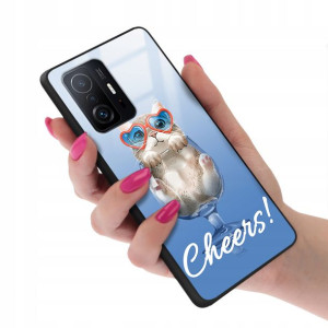 Etui Glass do XIAOMI 11T PRO 5G Case Misie Wzory