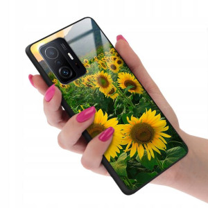 Etui Glass do XIAOMI 11T PRO Case Wiosenne Wzory