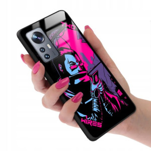 Etui Glass do XIAOMI 12 5G Case Neonowe Top Wzory