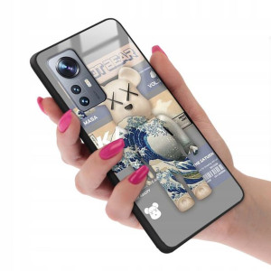 Etui Glass do XIAOMI 12 Case Bearbrick Top Wzory