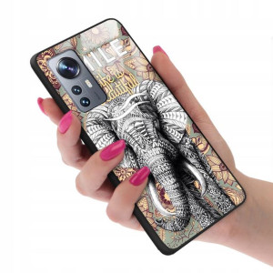 Etui Glass do XIAOMI 12 Case Wiosna Boho Top Wzory
