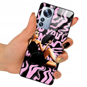 Etui Glass do XIAOMI 12 PRO 5G Case Wiosenne Wzory