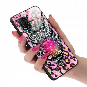 Etui Glass do XIAOMI MI 10 LITE BOHO Pióra Wzory
