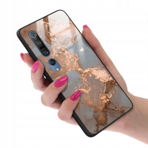 Etui Glass do XIAOMI MI 10 PRO TOP Rose Gold Wzory