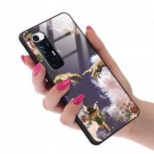 Etui Glass do XIAOMI Mi 10s Aniołki Angel Wzory