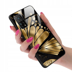 Etui Glass do XIAOMI MI 10T PRO Rose Gold Wzory
