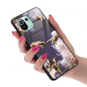 Etui Glass do XIAOMI Mi 11 LITE 5G Aniołki Wzory