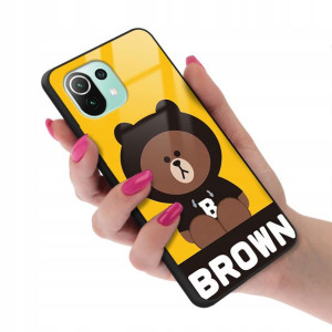 Etui Glass do XIAOMI Mi 11 LITE 5G Bears Top Wzory