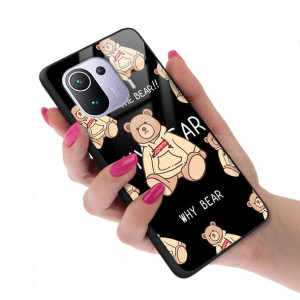 Etui Glass do XIAOMI Mi 11 PRO Bearbrick Top Wzory