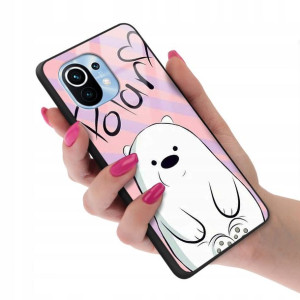 Etui Glass do XIAOMI Mi 11 We Bare Bears Top Wzory