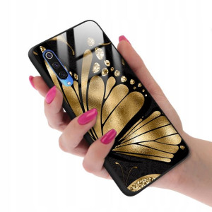 Etui Glass do XIAOMI Mi 9 Case TOP Rose Gold Wzory