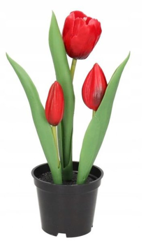 Tulipany Bukiet Tulipanów Kwiaty Gumowe Jak Żywe