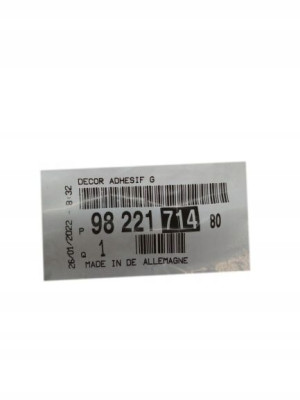 9822171480 Naklejka Na Drzwi Peugeot Oe Psa