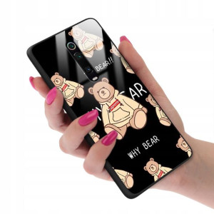 Etui Glass do XIAOMI MI 9T Bearbrick Case Wzory