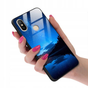 Etui Glass do XIAOMI MI A2 Obudowa Case TOP Wzory