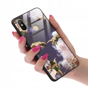 Etui Glass do XIAOMI MI A2 TOP Aniołki Angel Wzory