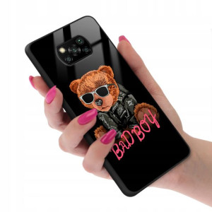 Etui Glass do XIAOMI POCO X3 Top TEDDY MISIE Wzory