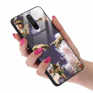 Etui Glass do XIAOMI REDMI K30 Aniołki Angel Wzory