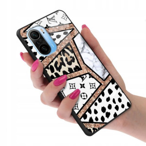 Etui Glass do XIAOMI REDMI K40 Bearbrick Top Wzory