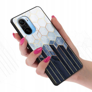 Etui Glass do XIAOMI REDMI K40 Case Marble Wzory
