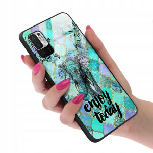 Etui Glass do XIAOMI REDMI NOTE 10 5G BOHO Wzory