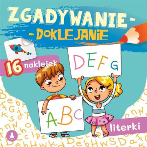 Zgadywanie-doklejanie. Literki Sabina Grabias