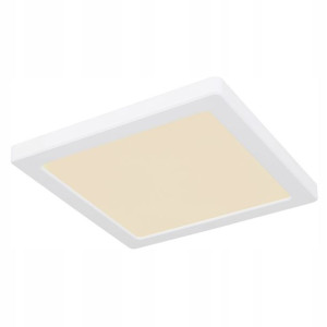 Biały Plafon panel LED 12380-18W LASSE Globo