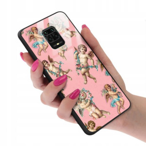 Etui Glass do XIAOMI REDMI NOTE 9S Aniołki Wzory