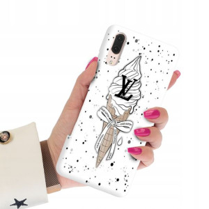Etui Grube 2mm do HUAWEI P20 Case Modne Top Wzory