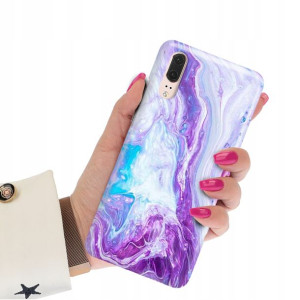 Etui Grube 2mm do HUAWEI P20 Obudowa Case Wzory