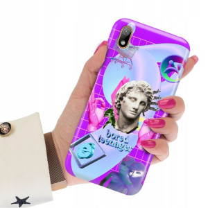 Etui Grube 2mm do HUAWEI Y5 2019 Art Sztuka Wzory