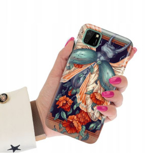 Etui Grube 2mm do HUAWEI Y5P Wiosenne Spring Wzory