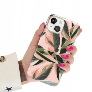 Etui Grube 2mm do IPHONE 13 Wiosenne Spring Wzory
