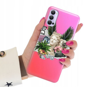 Etui Grube 2mm do OPPO RENO 4 Art Sztuka Wzory
